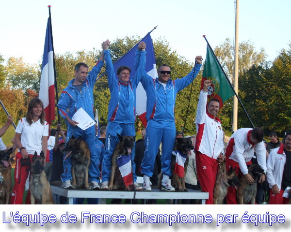 L'quipe de France Championne du Monde Mondioring 2011